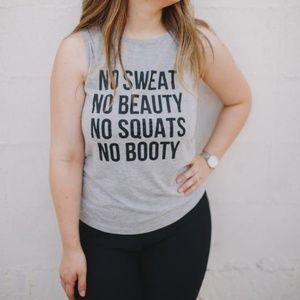 No Sweat No Beauty Muscle Tank